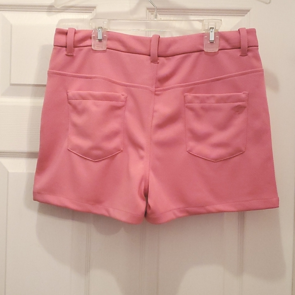 🚩SOLD🚩Stella Parker Collection Women's 8 Super Cute Pink Polyester Shorts - Picture 2 of 4